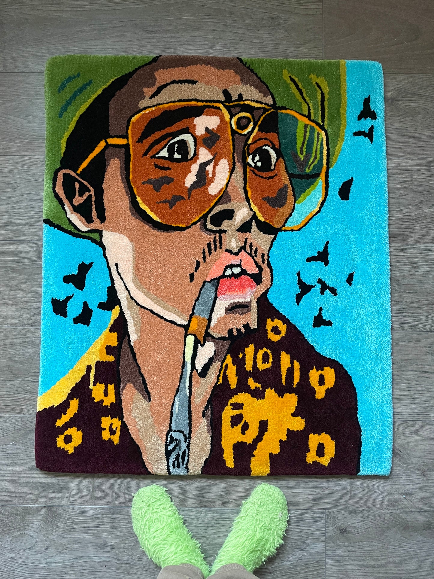 Fear and Loathing Rug FREE SHIPPING