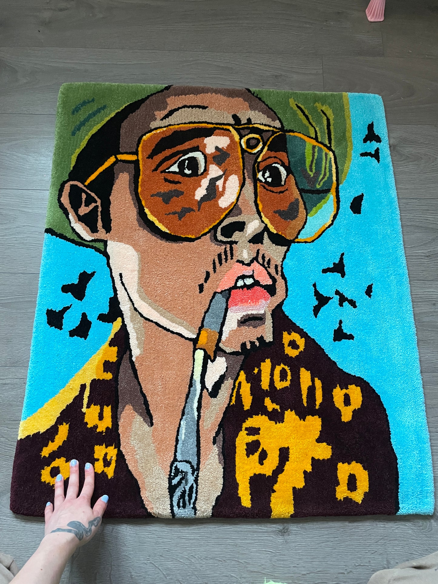 Fear and Loathing Rug FREE SHIPPING
