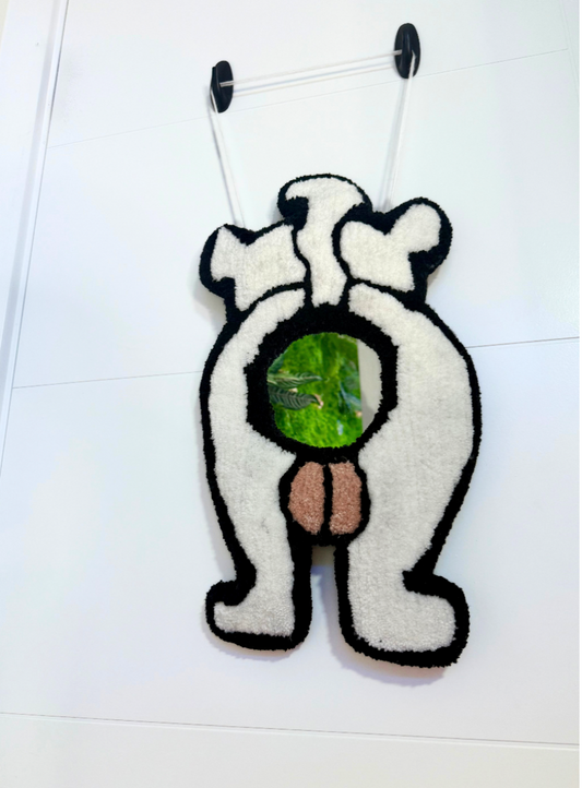 Handmade Mirror Rug PussyCat